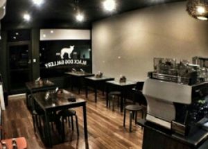 Inside cafe at Black Dog Gallery in Tusmore