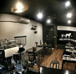 Inside cafe at Black Dog Gallery in Tusmore