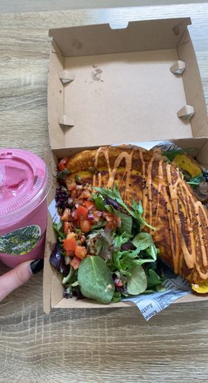 Vegan omelette❤️  at Herb & Sprout Co in Maroubra