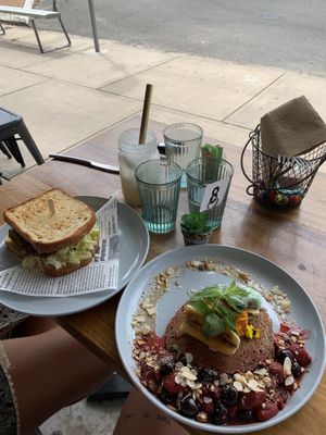 Brunch at Herb & Sprout Co in Maroubra