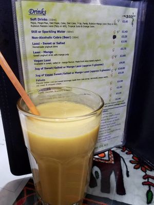 Vegan Lassi!!! at Vegetarian Food Studio in Cardiff