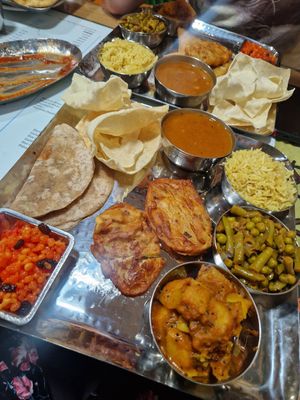 Vegan thali at Vegetarian Food Studio in Cardiff