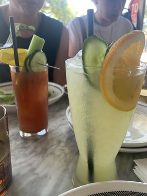 Bloody Mary and wild stallon  at Kindred in San Diego