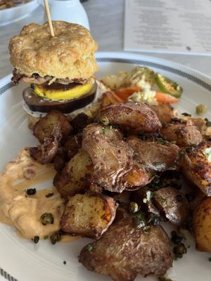 BFS 4/5, mostly crispy potatoes   at Kindred in San Diego