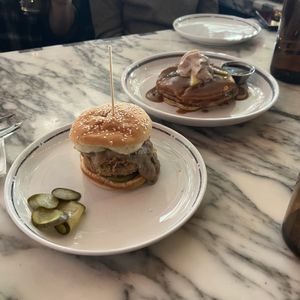 the forenoon & pancakes   #Veganuary at Kindred in San Diego