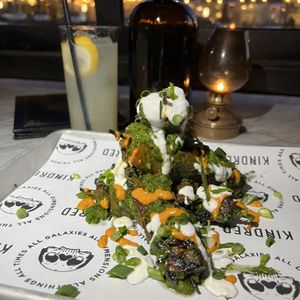 seitan skewers (WOW)  at Kindred in San Diego