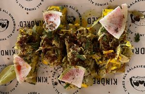 hearts of artichoke   at Kindred in San Diego