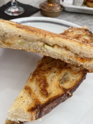 grilled cheese   at Kindred in San Diego