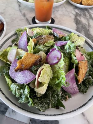 Caesar salad  at Kindred in San Diego