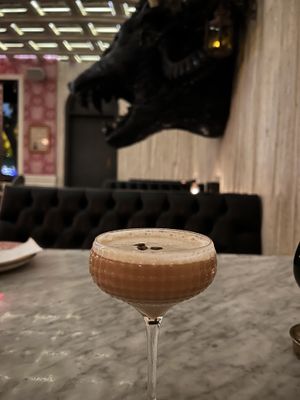 Espresso martini w/ tequila   at Kindred in San Diego