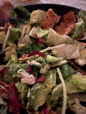 Cesar salad 5/5 - didn’t need the gardein   at Kindred in San Diego