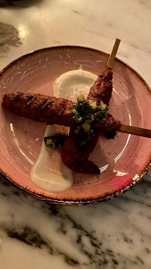 Kefta Skewers  at Kindred in San Diego