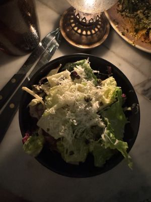 kale salad (comes with the spaghetti special)   at Kindred in San Diego