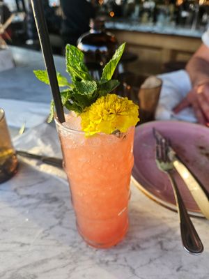 Mixed drink at Kindred in San Diego