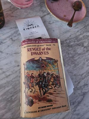 How the bill is delivered at Kindred in San Diego