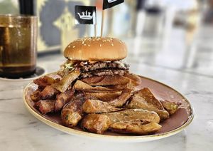 Eggroll Burger at Kindred in San Diego