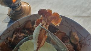 Fried mushrooms at Kindred in San Diego