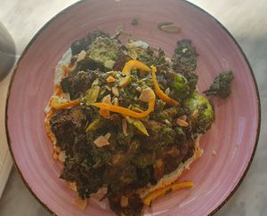 Roasted vegetables at Kindred in San Diego