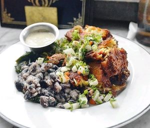 hashes for the masses (brunch menu only)  at Kindred in San Diego