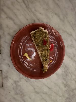 baklava cheesecake   at Kindred in San Diego