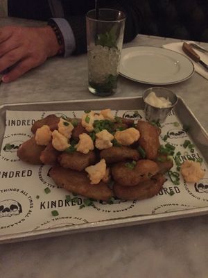 Pickled and fried at Kindred in San Diego