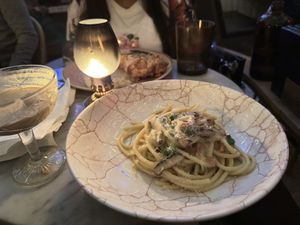 Carbonara  at Kindred in San Diego