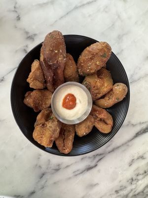 hot potatoes   at Kindred in San Diego