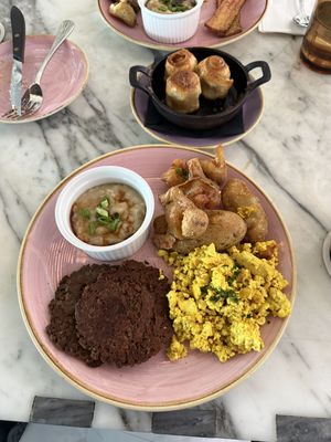 Norm core with sausage   at Kindred in San Diego