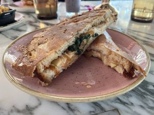 Mind Melt, tasty grill cheese!  at Kindred in San Diego