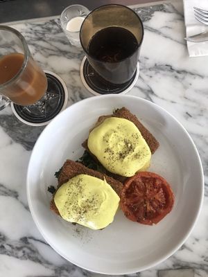 Egg Benedict  at Kindred in San Diego