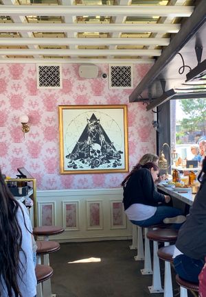 Pink and cats at Kindred in San Diego