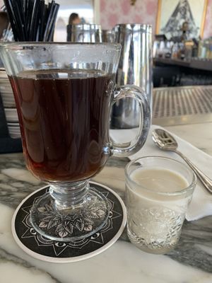 Even the coffee is cute! at Kindred in San Diego