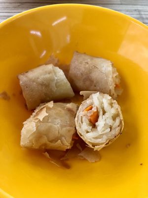 Spring roll  at Kwan Inn Vegetarian 观音斋 - Bugis in Central Singapore