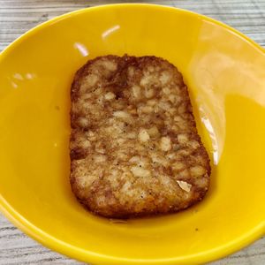 Hash brown  at Kwan Inn Vegetarian 观音斋 - Bugis in Central Singapore