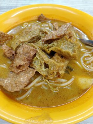 Laksa $4.50 at Kwan Inn Vegetarian 观音斋 - Bugis in Central Singapore