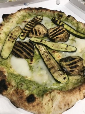 Vegana pizza at La Capannina in Turin