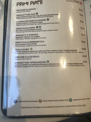   at La Capannina in Turin