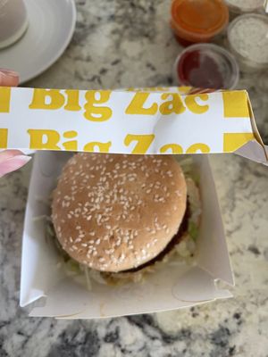 big zac at Plant Power Fast Food - Ocean Beach in San Diego