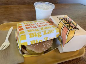 Big Zac, Horchata Shake, Iconic Fries at Plant Power Fast Food - Ocean Beach in San Diego