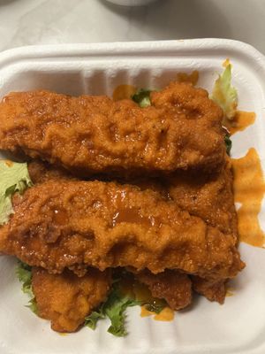 Buffalo sticks  at Plant Power Fast Food - Ocean Beach in San Diego