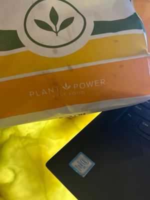 Bag at Plant Power Fast Food - Ocean Beach in San Diego