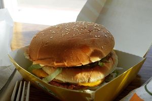 Big zac  at Plant Power Fast Food - Ocean Beach in San Diego