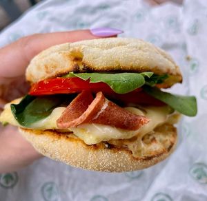 Brekkie Closeup   at Plant Power Fast Food - Ocean Beach in San Diego