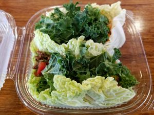 vegan raw tacos at Plant Power Fast Food - Ocean Beach in San Diego