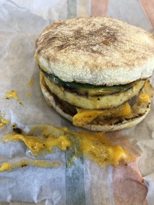 Sausage, egg and cheese!   at Plant Power Fast Food - Ocean Beach in San Diego