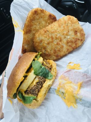 Awesome Sausage Egg & Cheese! at Plant Power Fast Food - Ocean Beach in San Diego