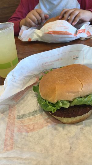 very yummy burger :o at Plant Power Fast Food - Ocean Beach in San Diego