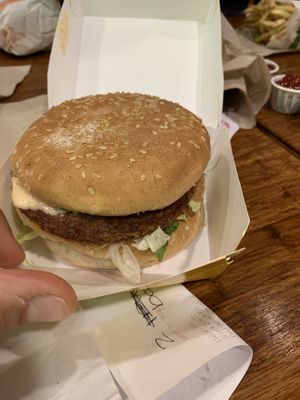 Big Zac. Greatest burger on the planet! at Plant Power Fast Food - Ocean Beach in San Diego