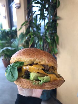 Sausage Egg and Cheese (Add Avocado) (GF) at Plant Power Fast Food - Ocean Beach in San Diego