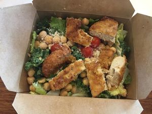 Kale 'Chicken' Ceasar at Plant Power Fast Food - Ocean Beach in San Diego